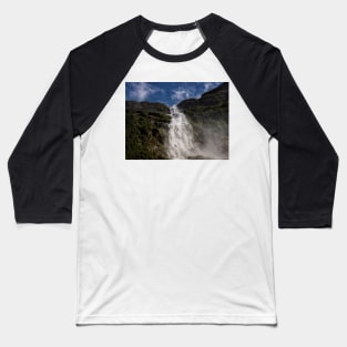 Underneath Sutherland Falls Baseball T-Shirt